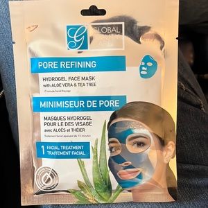 Global Beauty Care Pore Refining Hydrogel Face Mask with Aloe Vera & Tea Tree